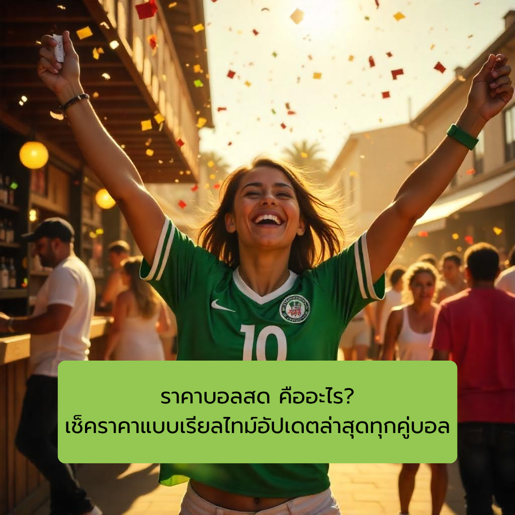 ราคาบอลสด คืออะไร? เช็คราคาแบบเรียลไทม์ อัปเดตล่าสุดทุกคู่บอล