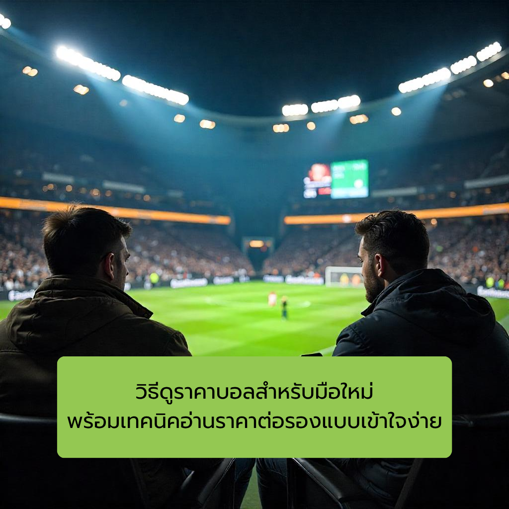 วิธีดูราคาบอลสำหรับมือใหม่ พร้อมเทคนิคอ่านราคาต่อรองแบบเข้าใจง่าย