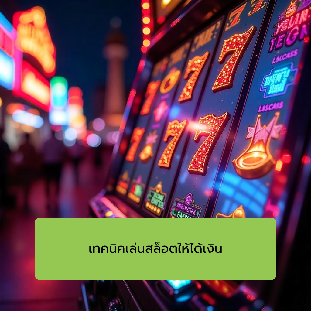 เทคนิคเล่นสล็อตให้ได้เงิน